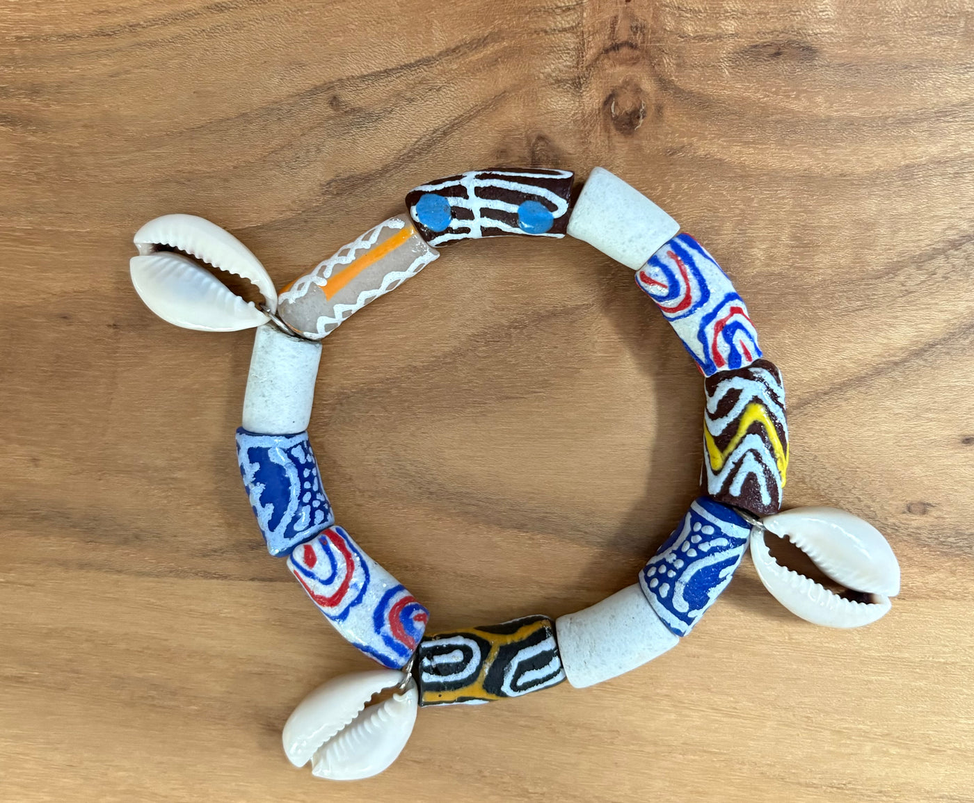 Hanging Cowrie Bracelet