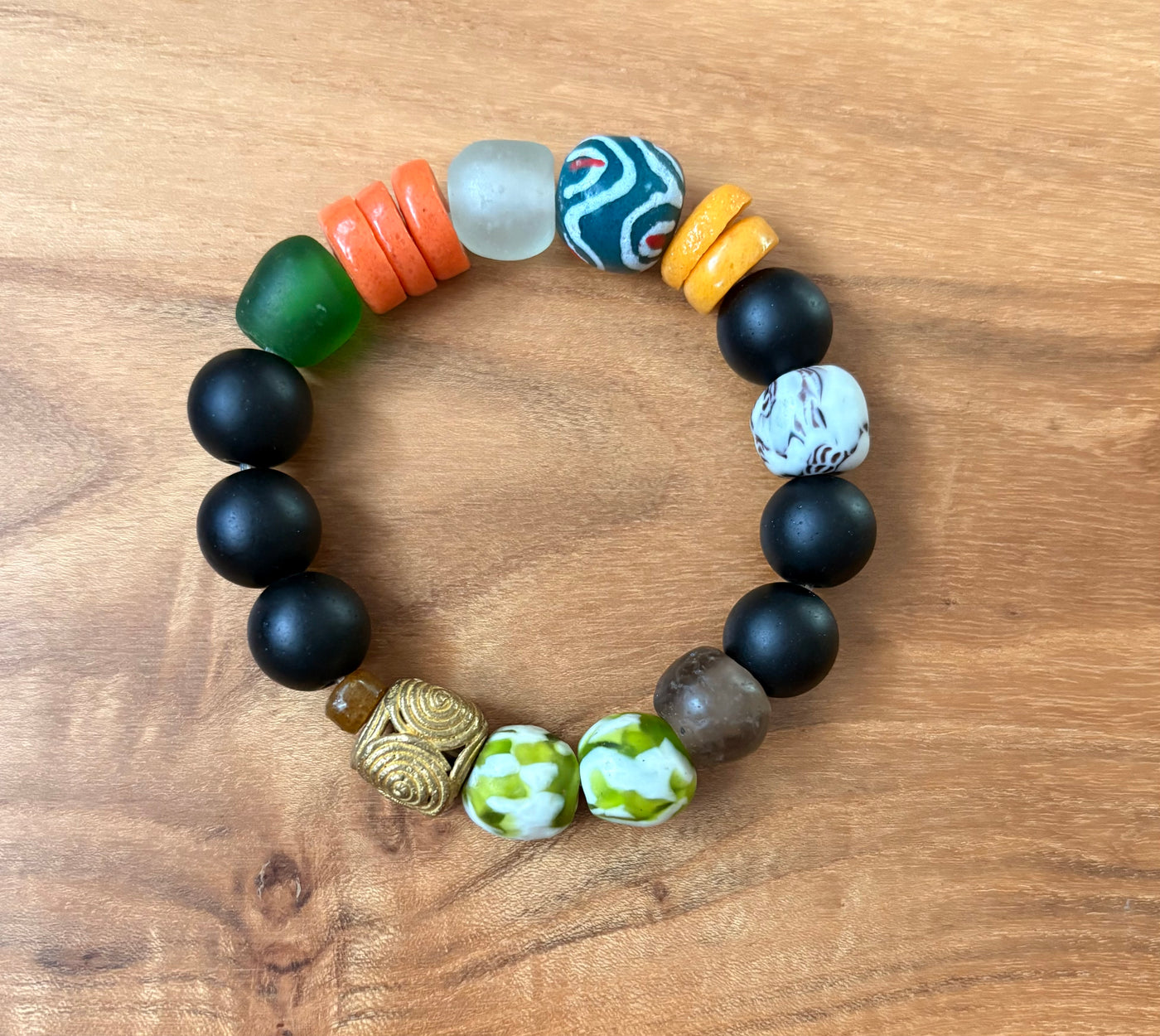 Brass Krobo Bracelet