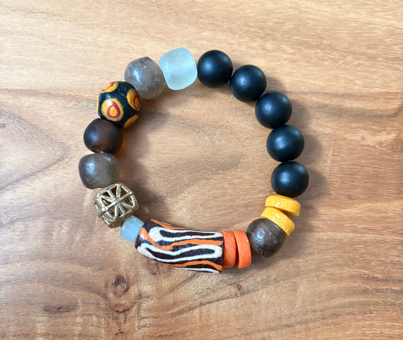 Brass Krobo Bracelet