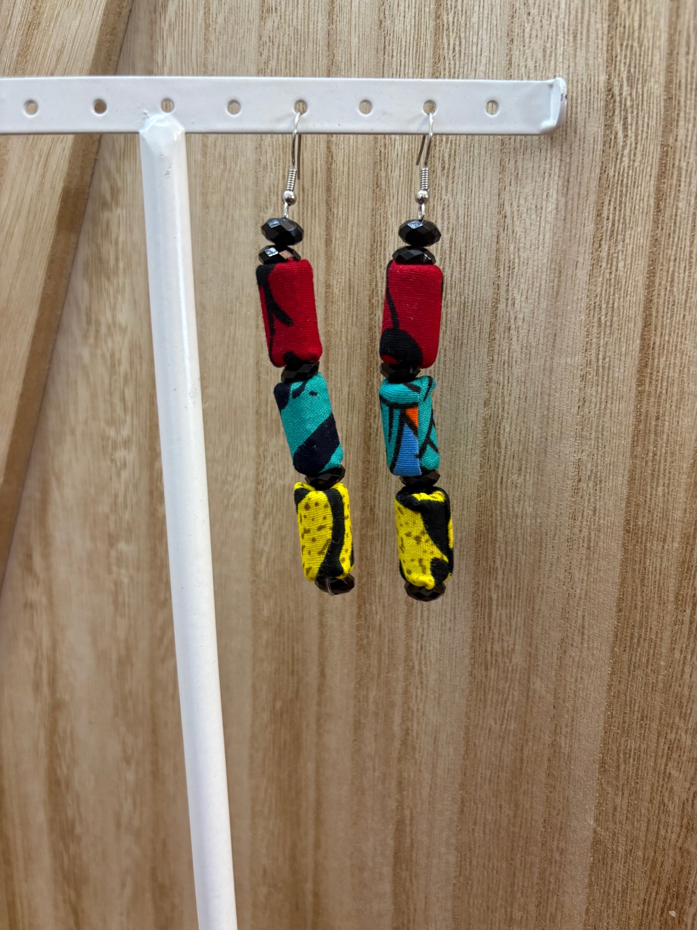 Ankara dangle earrings