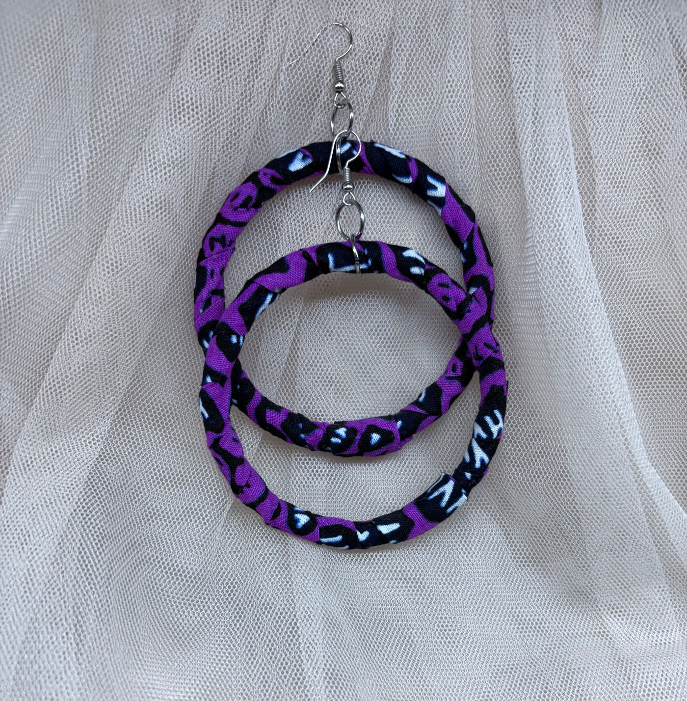 African hoop Earrings