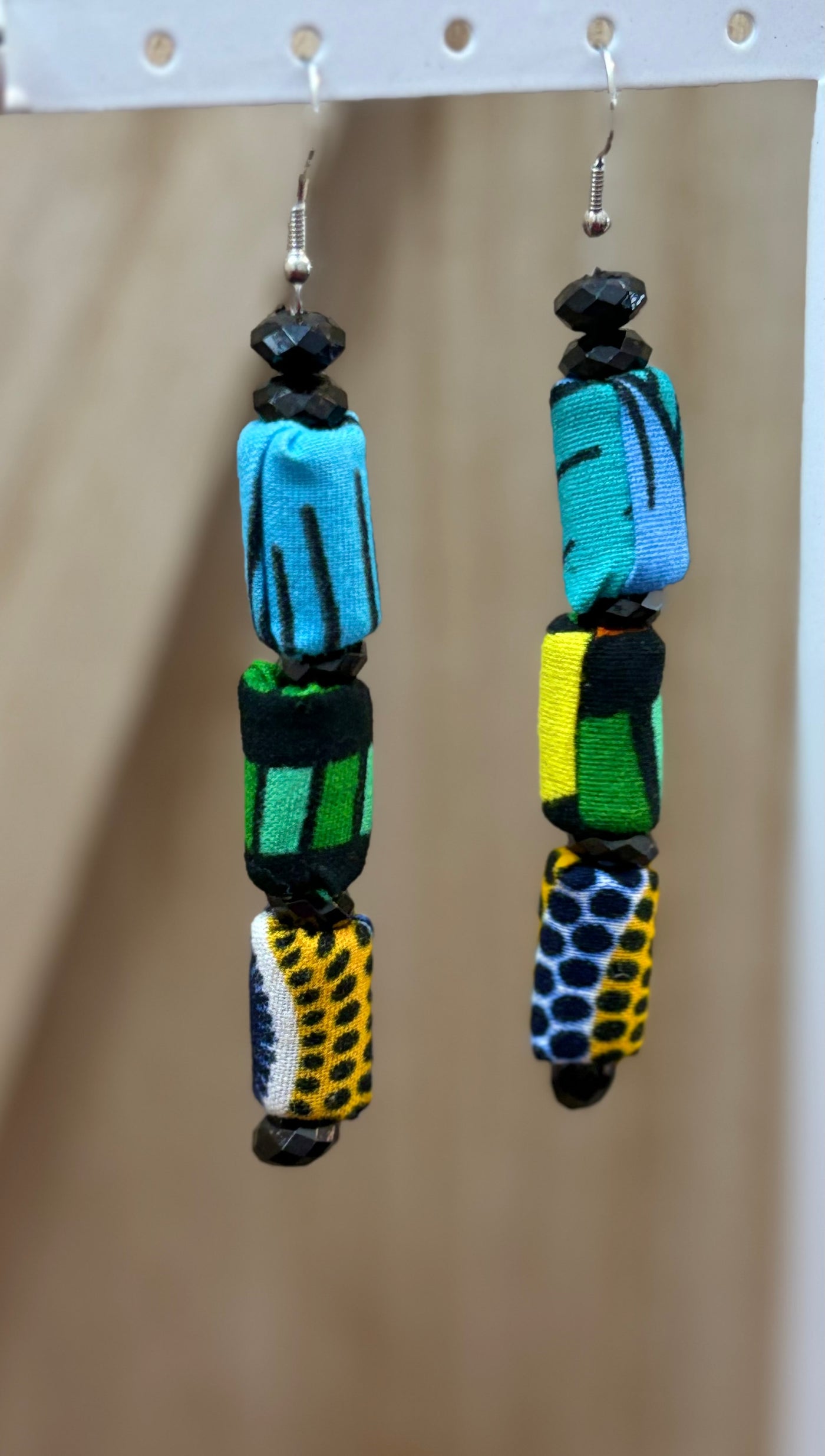 Ankara dangle earrings