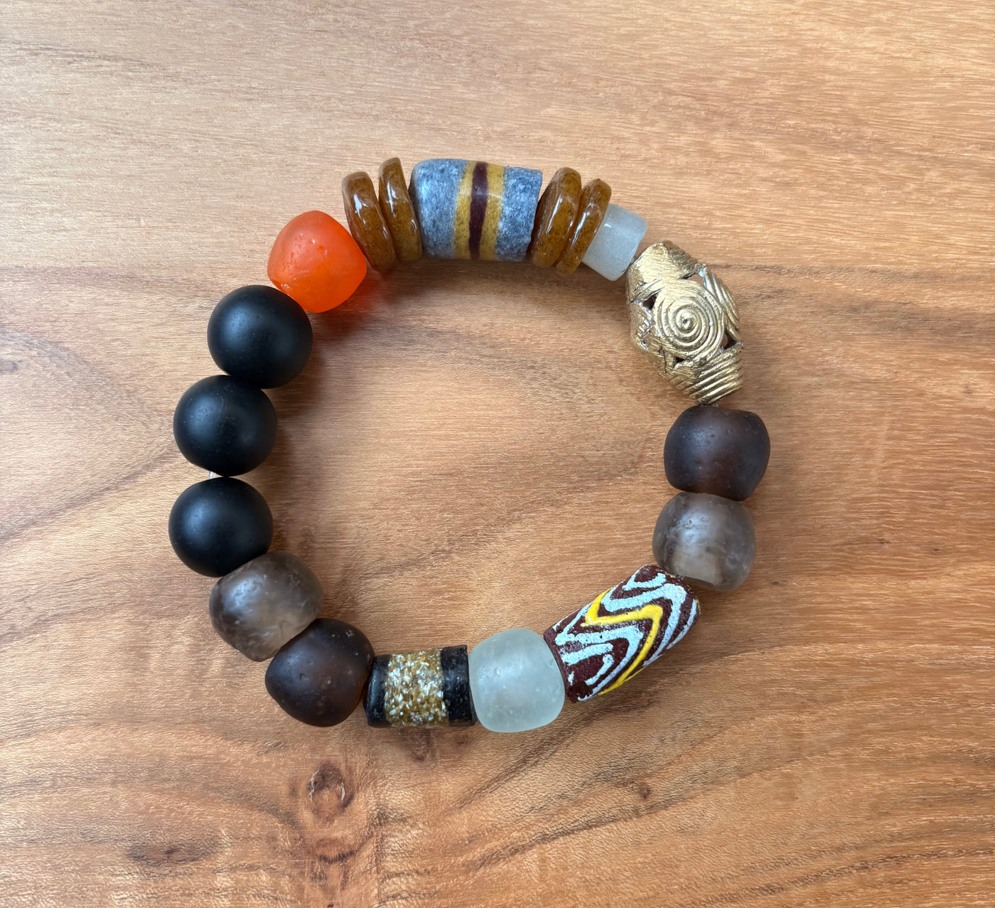 Brass Krobo Bracelet
