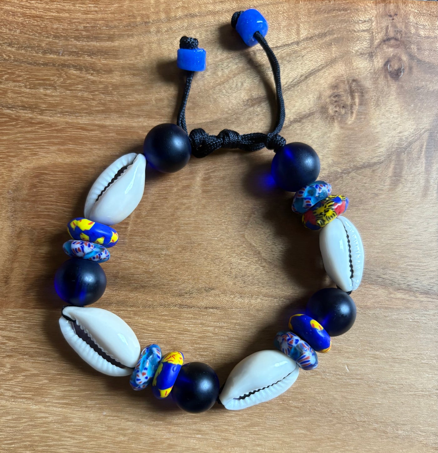 Adjustable Cowrie Bracelet
